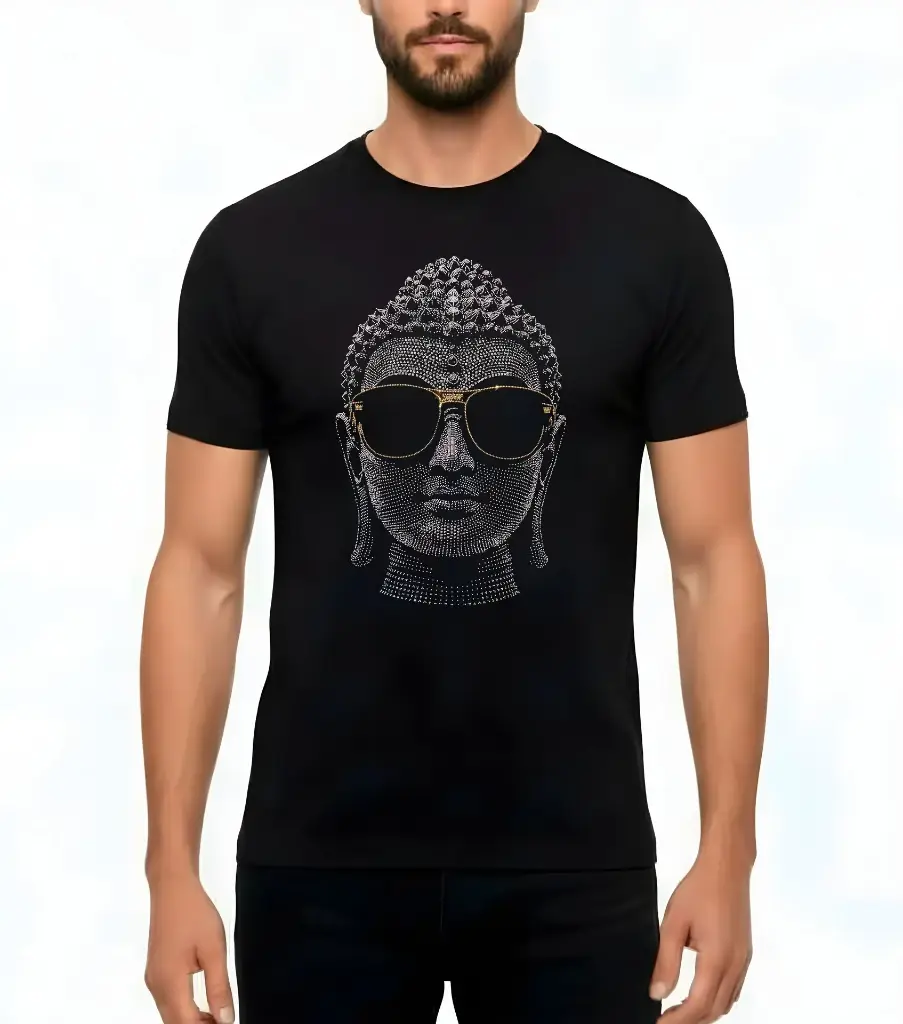 PLAYERA COOL BUDA PLATA/ORO